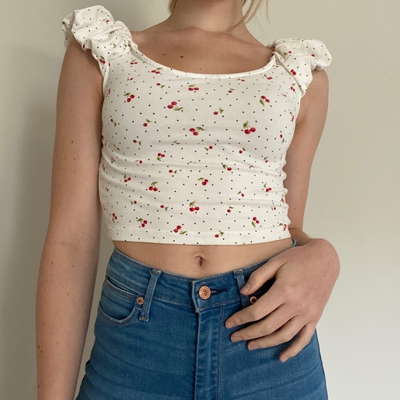 cherry crop top forever 21